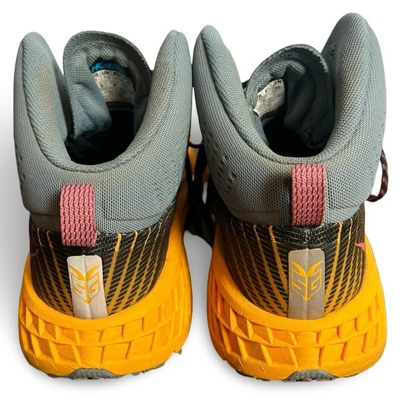 Hoka One One - Women's Speedgoat Mid 2 GTX Trail Hiking Shoes Blue - Sz 9 - Picture 4 of 7